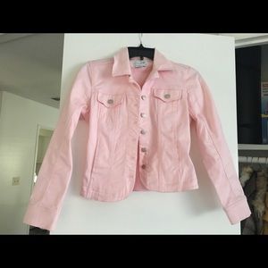 Pink jean jacket